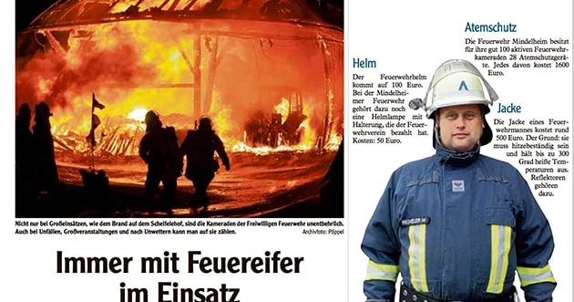 41+ Was kostet die bild zeitung , Was kostet die Ausrüstung eines Feuerwehrmannes? drehscheibe