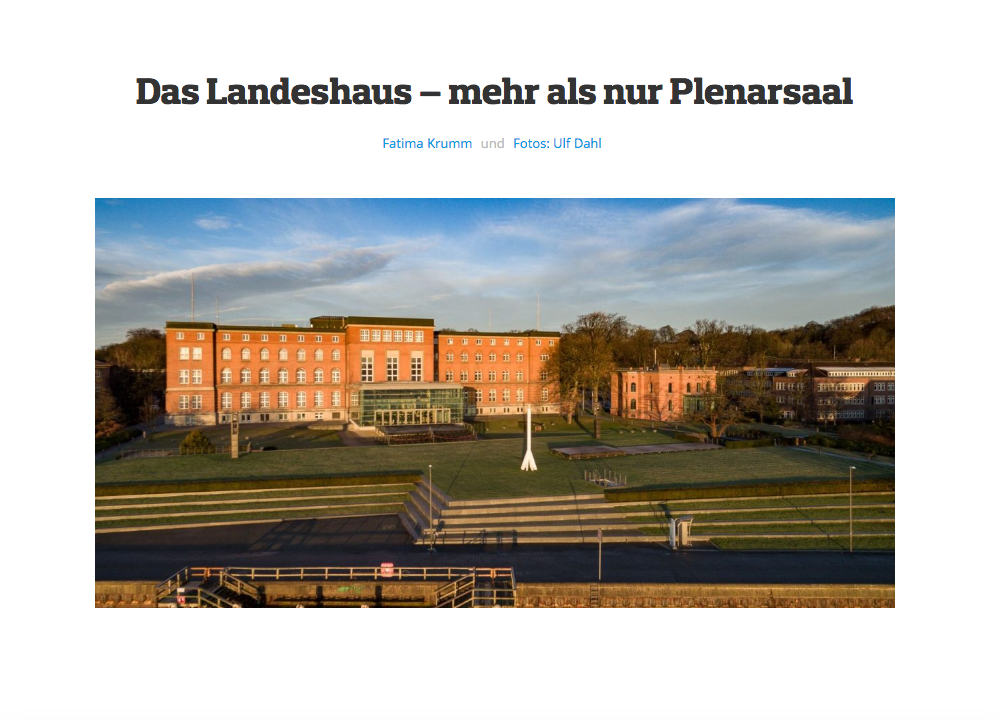 Screenshot der Kieler Nachrichten.