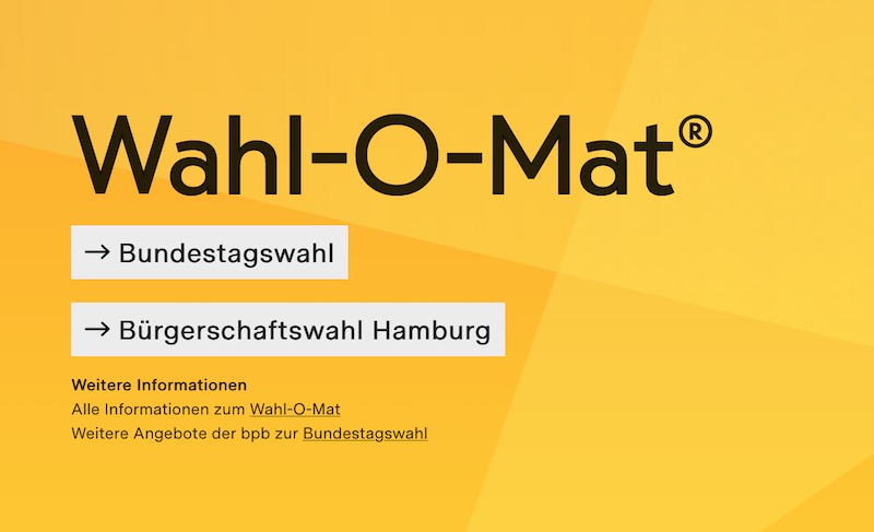 Der Wahl-O-Mat der bpb