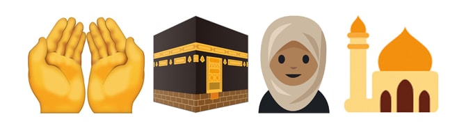 Emojis mit Islambezug