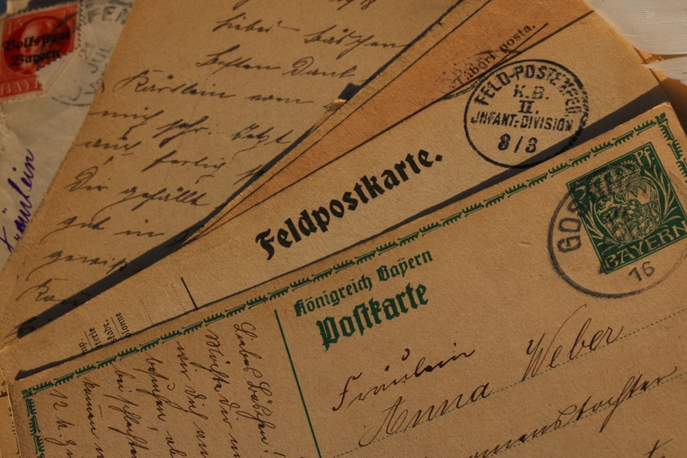 Feldpostbriefe aus dem Ersten Weltkrieg. (Foto: vulkanismus/Fotolia)