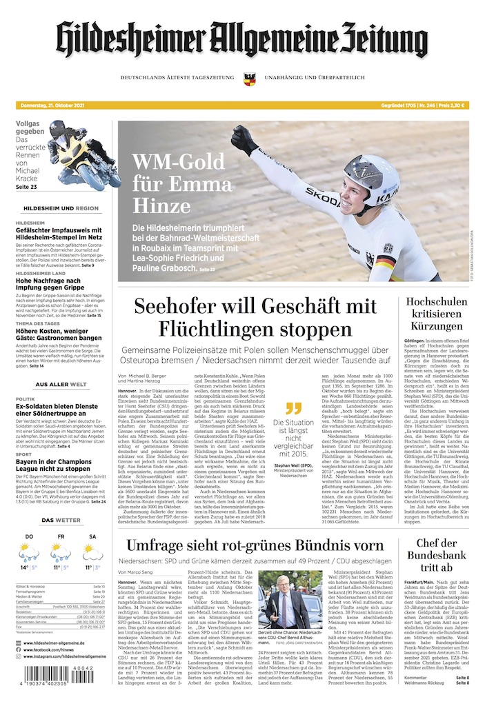Hildesheimer Allgemeine Zeitung