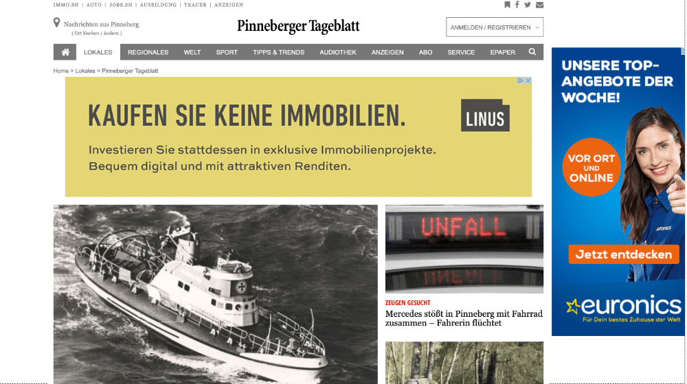 Pinneberger Tageblatt / Wedel-Schulauer Tageblatt